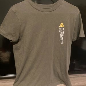 cute tee | brand:vans off the wall, size:extra-small, color:army green